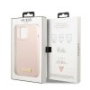 Guess GUHMP13XSPLP iPhone 13 Pro Max 6,7 różowy/pink hard case Silicone Logo Plate MagSafe